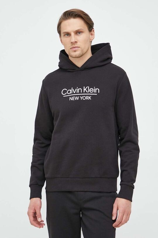 

Хлопковая толстовка Calvin Klein, черный