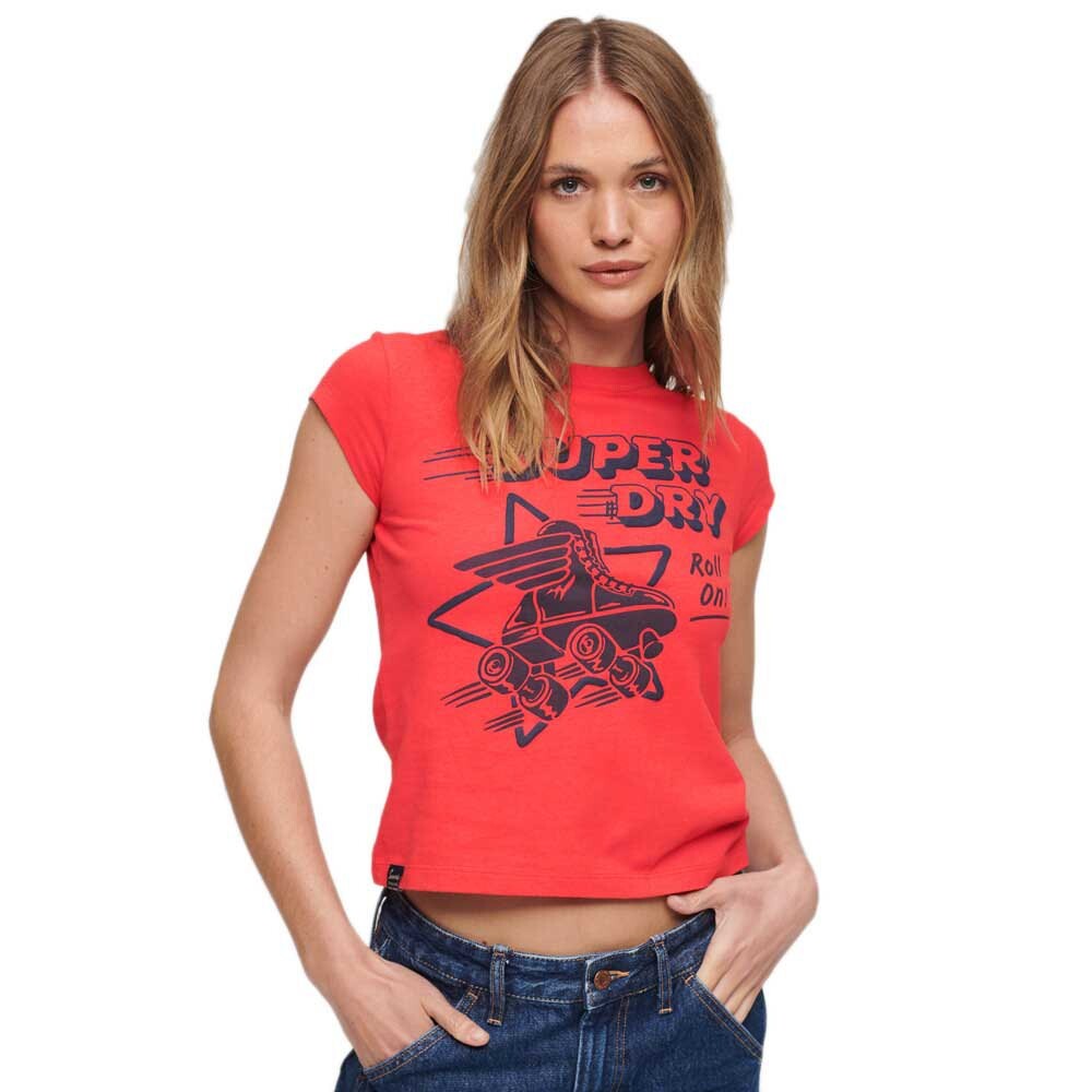 

Футболка Superdry Vintage Roller Disco, оранжевый