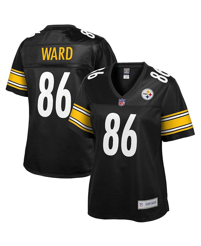 

Женская фирменная черная футболка Hines Ward Pittsburgh Steelers для пенсионера-игрока Fanatics, черный