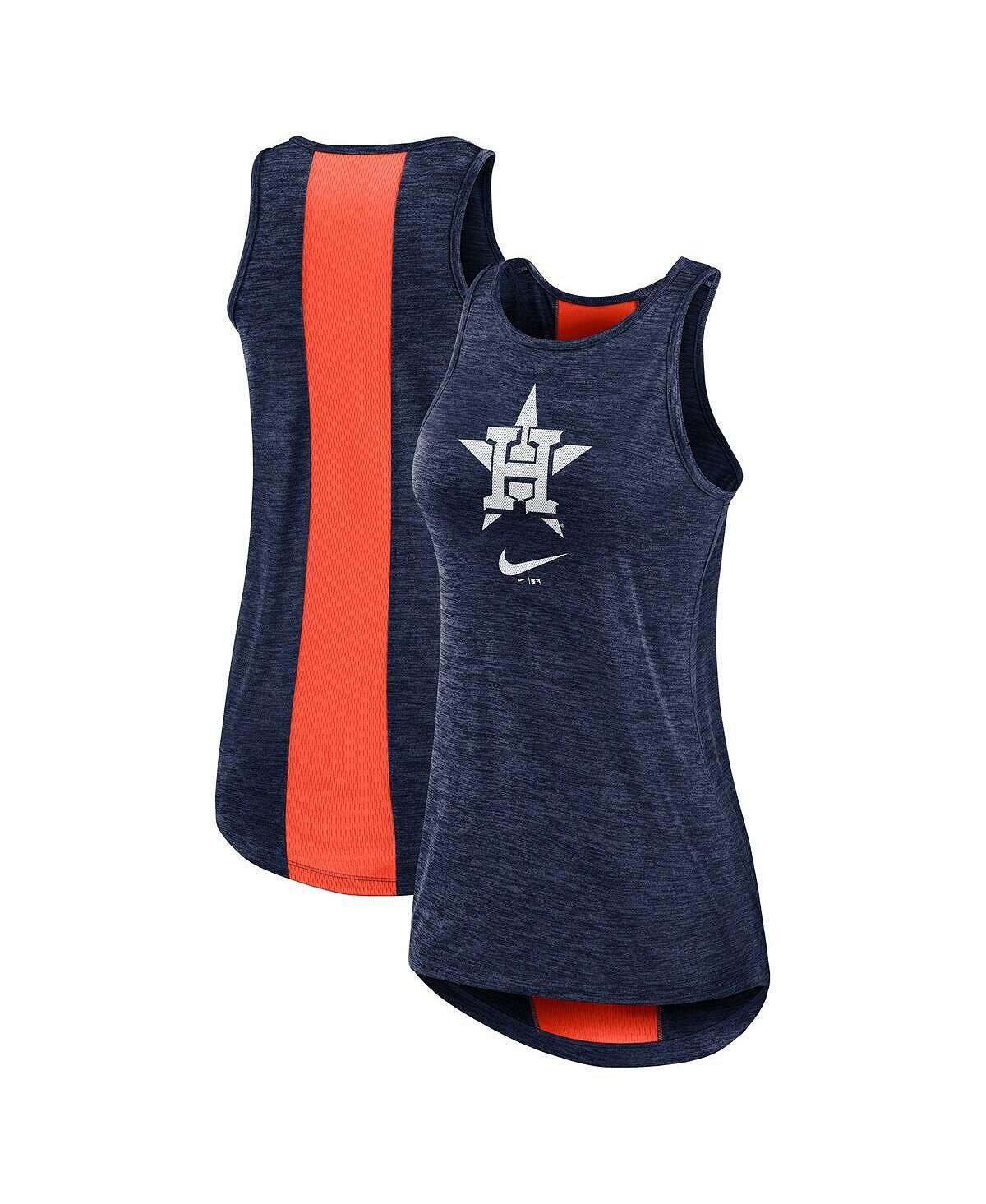 

Женская темно-синяя майка Houston Astros Right Mix с высоким воротником Nike, темно-синий