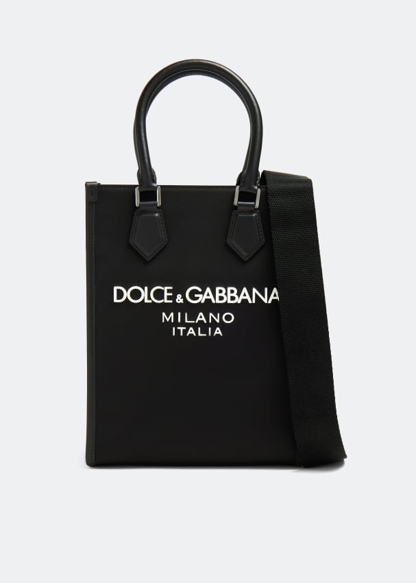 Сумка Dolce&Gabbana Small Nylon Logo, черный сумка dolce
