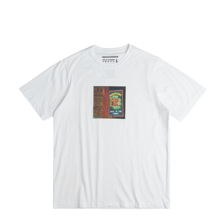 Футболка Neon Tiger T-Shirt Maharishi, белый
