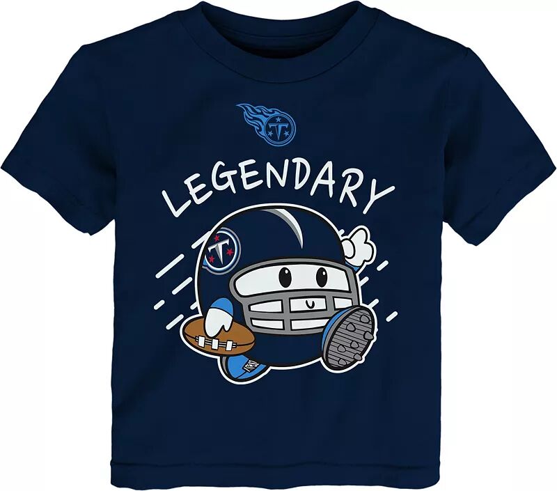 Nfl Team Apparel Для малышей Tennessee Titans Poki Темно-синяя футболка