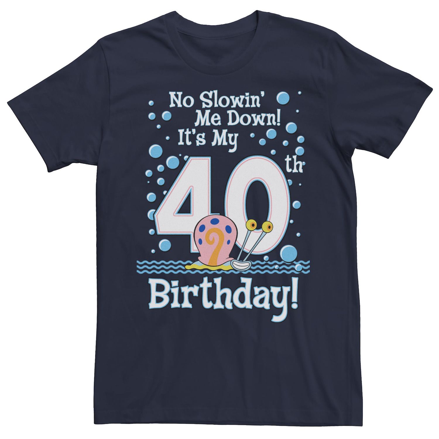 винтажная забавная мужская хлопковая футболка с короткими рукавами с принтом подарок на день рождения 27 лет 1994 Мужская футболка с короткими рукавами на день рождения «Губка Боб Квадратные Штаны» Гэри на 40 лет Licensed Character
