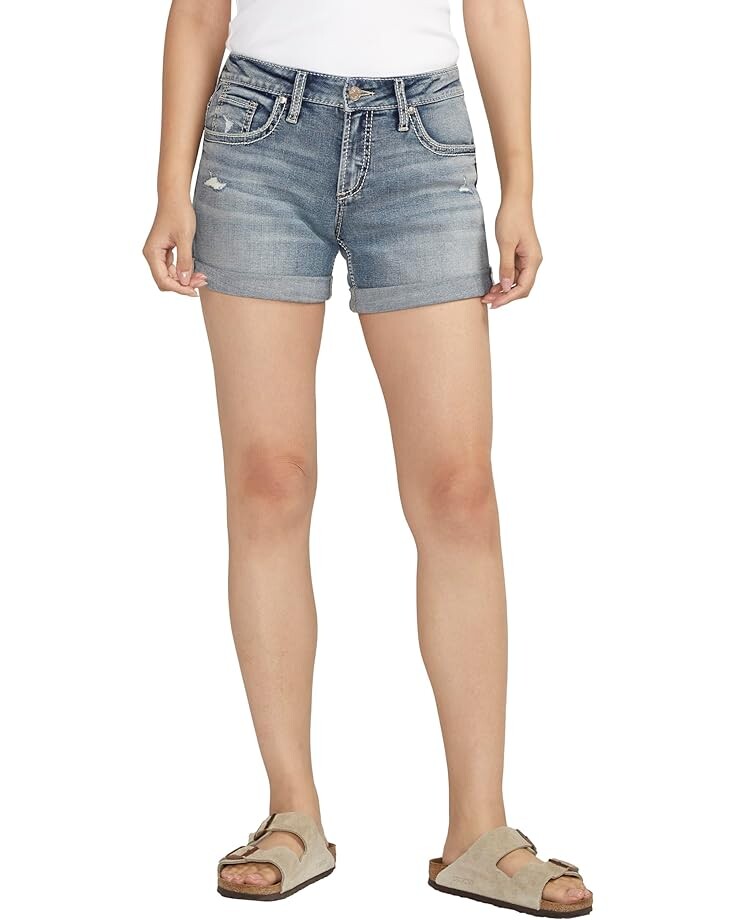 

Шорты Silver Jeans Co. Boyfriend Shorts L53608CVS384, цвет Indigo