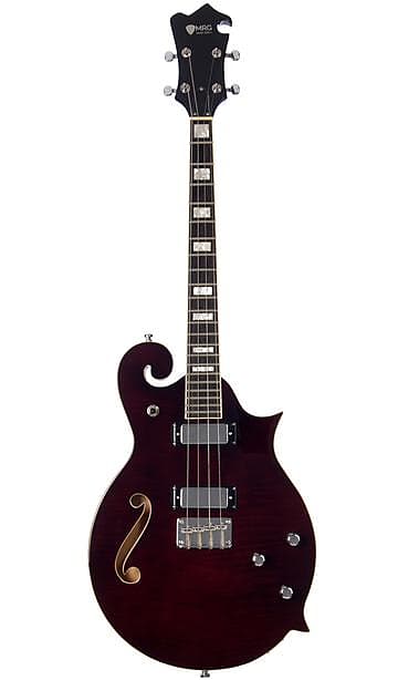 цена Электрогитара Eastwood MRG Tone Chambered Mahogany Body Maple Top 4-String Tenor Electric Guitar w/Gig Bag