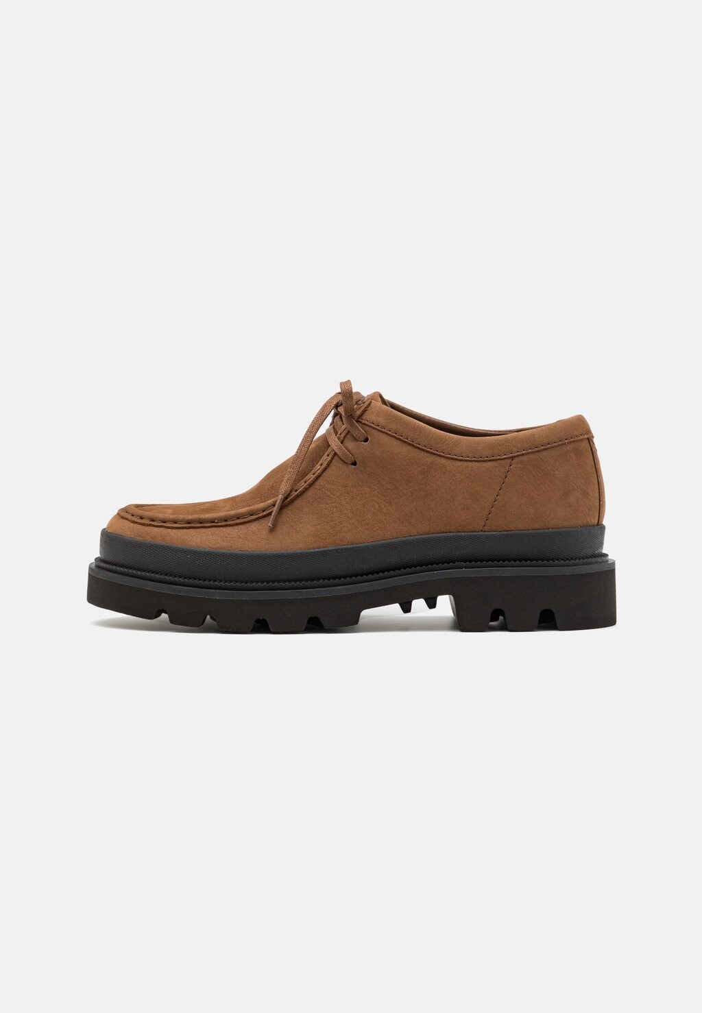 

Спортивные туфли на шнуровке Badell Seam Clarks, цвет cola
