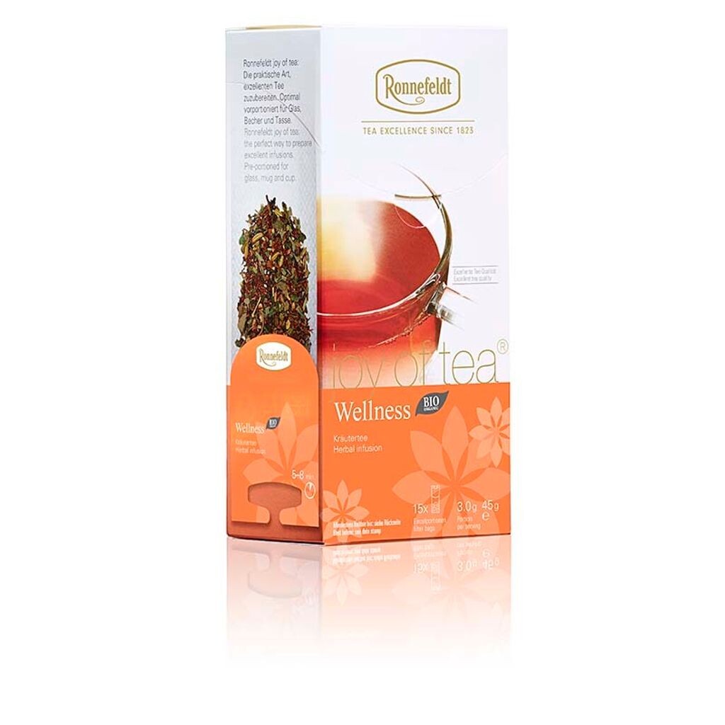 

Радость чая Wellness (15х3г) 1 упаковка Ronnefeldt