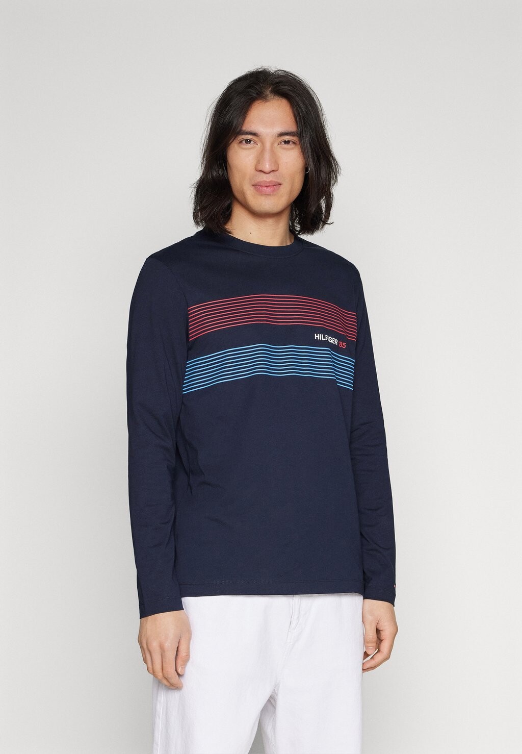 

Топ с длинными рукавами Tommy Hilfiger, темно-синий