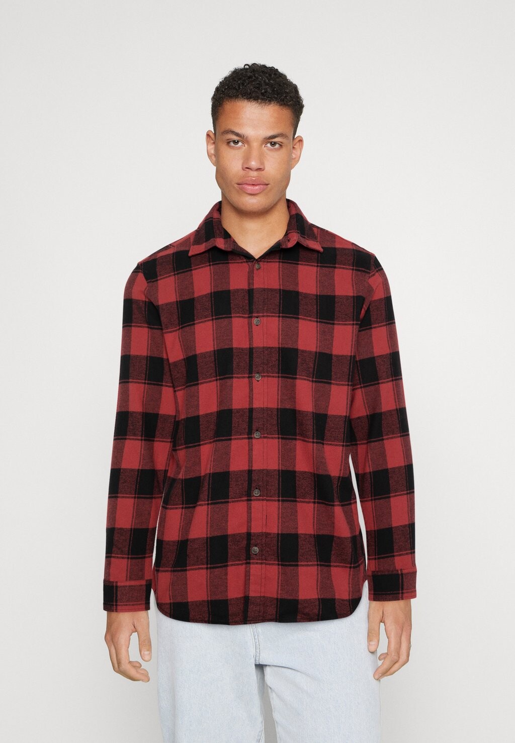 

Рубашка JJPLAIN FALL Jack & Jones, цвет brick red