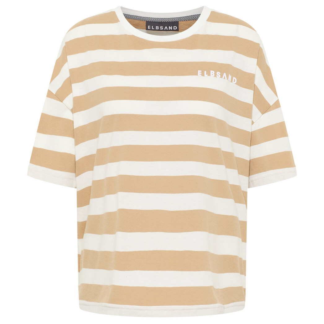 

Футболка Elbsand Women's Dima, цвет Dark Sand/Cloud White