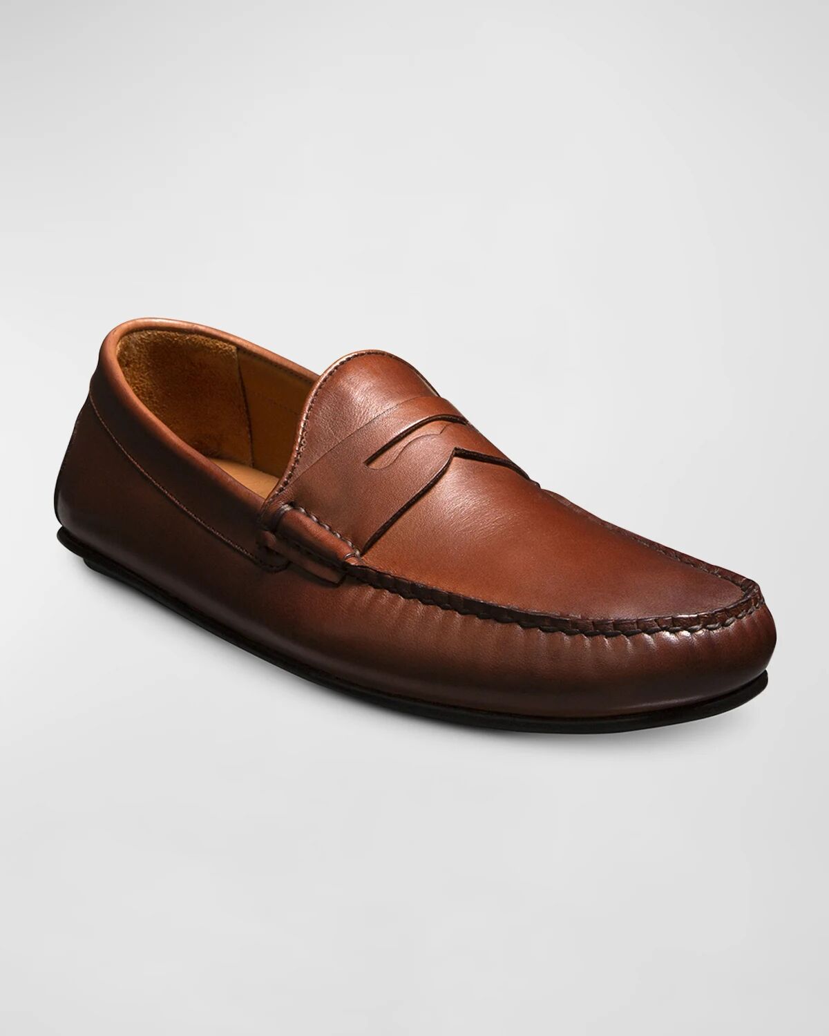 

Мужские кожаные пенни-лоферы Allen Edmonds, цвет Dark Chili