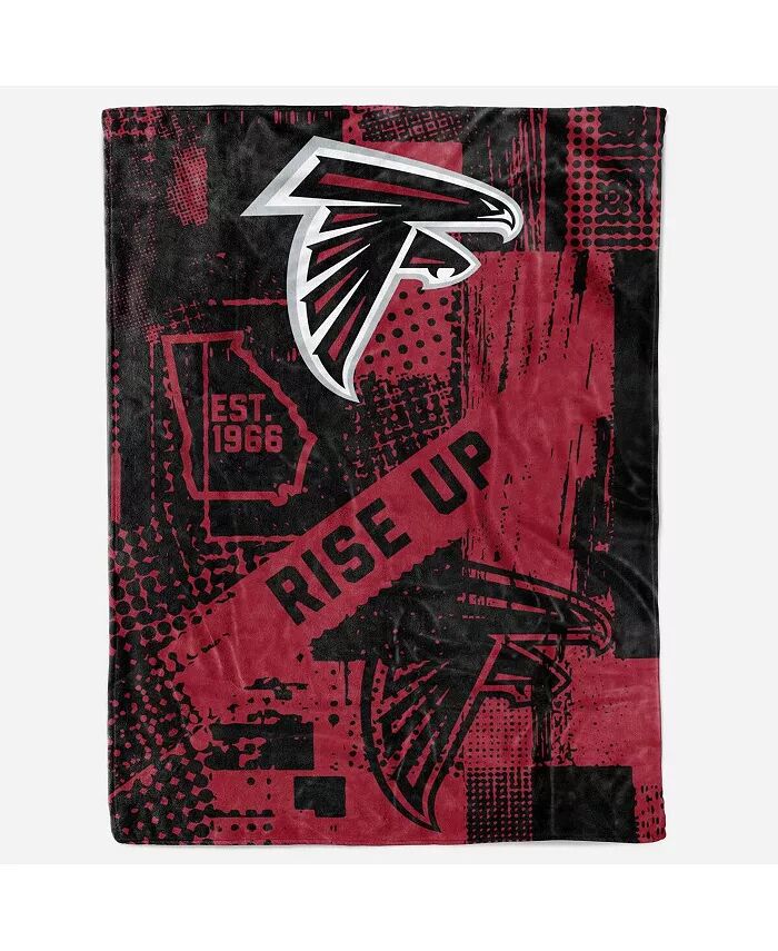 

Одеяло для родного города Atlanta Falcons размером 60 x 80 дюймов Logo Brands, черный