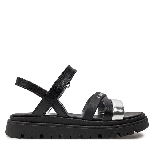 

Сандалии Calvin Klein Jeans V4A2-80834-0371 M Black/Silver X506, черный