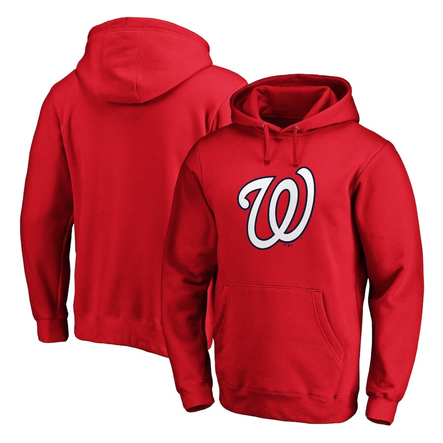 

Пуловер с капюшоном Fanatics Branded Washington Nationals, красный
