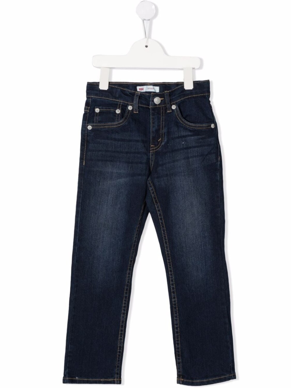 

Levi's Kids прямые джинсы средней посадки, синий