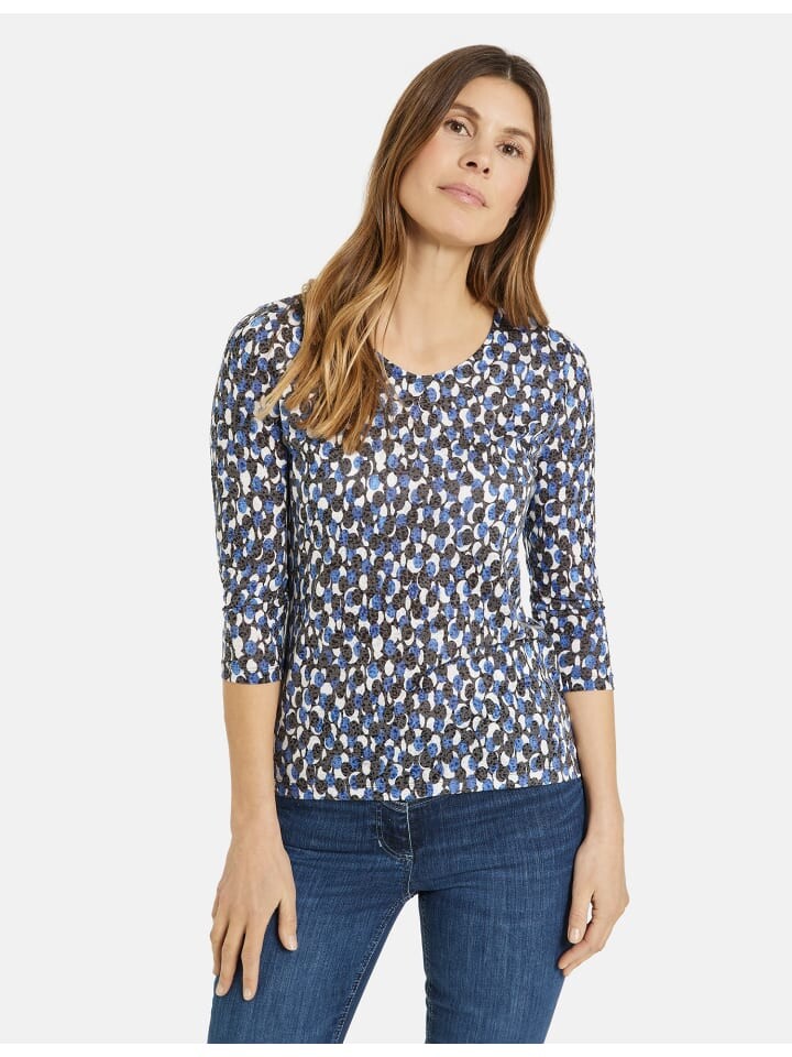 

Футболка Gerry Weber 3/4 Arm, цвет atlantic/navy dots
