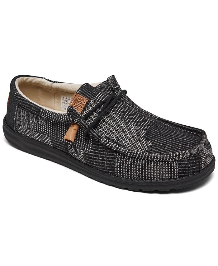 

Мужские повседневные кроссовки-мокасины Wally Work Wear от Finish Line Hey Dude, тан/бежевый