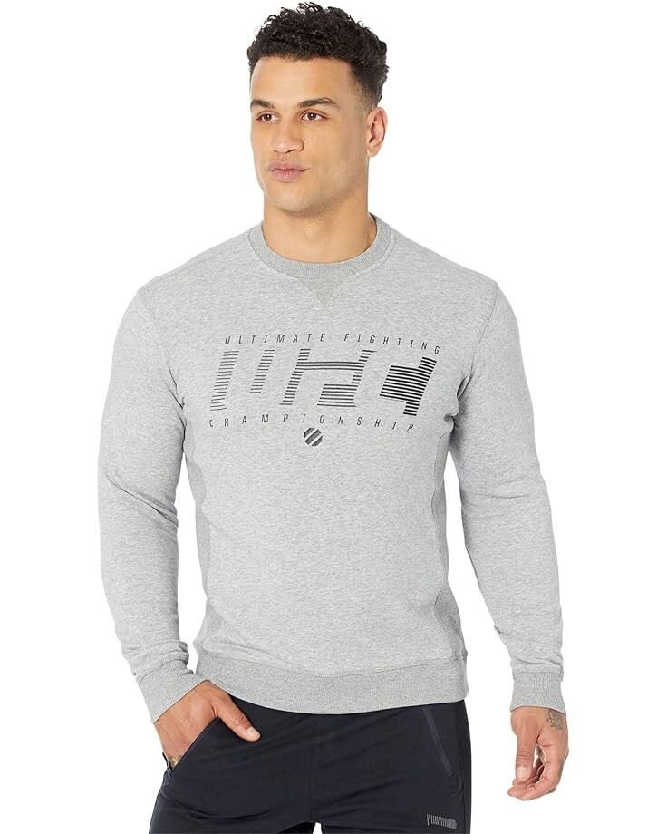 

Толстовка UFC Ultimate Fighting Long Sleeve Crew Neck, цвет Sport Grey Heather