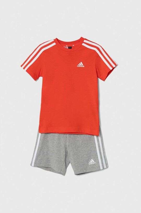 

adidas Детский хлопковый комплект, красный