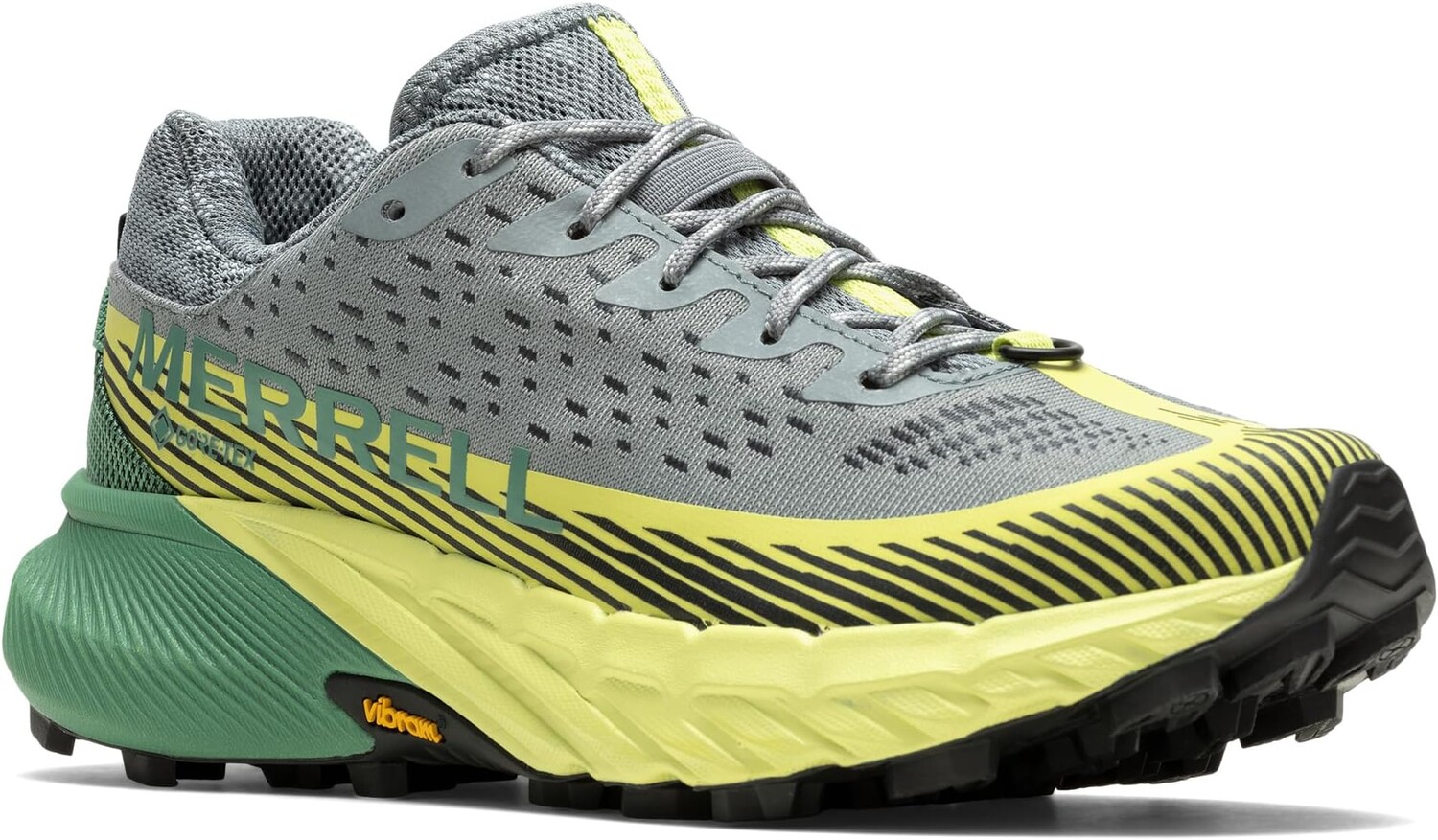 

Кроссовки Agility Peak 5 GTX Merrell, цвет Monument/Celery