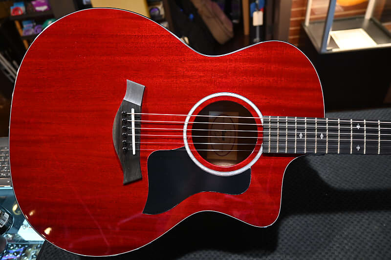 

Акустическая гитара Taylor 224ce DLX LTD - Trans Red #3285