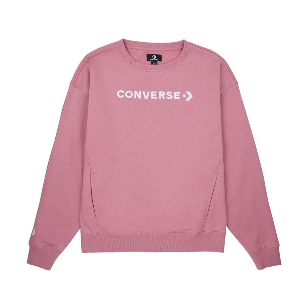 Толстовка Converse Wordmark, розовый толстовка для девочек converse розовый