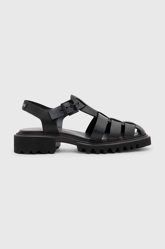 Кожаные сандалии NESSA AllSaints, черный