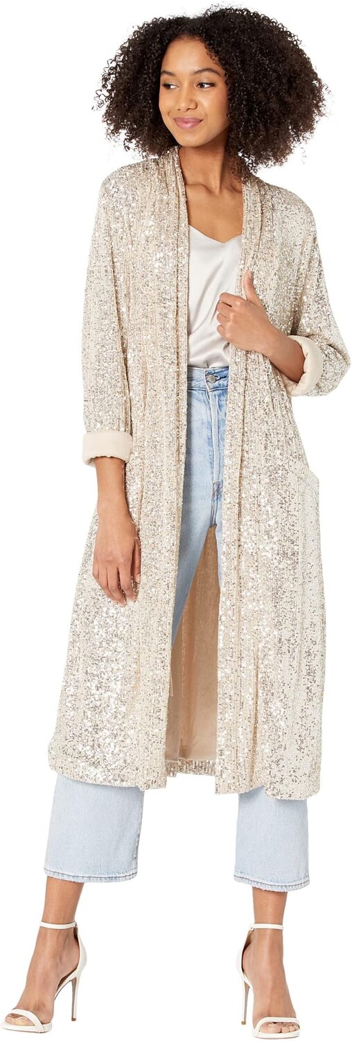 

Кимоно Show Stopper Duster Steve Madden, цвет Silver