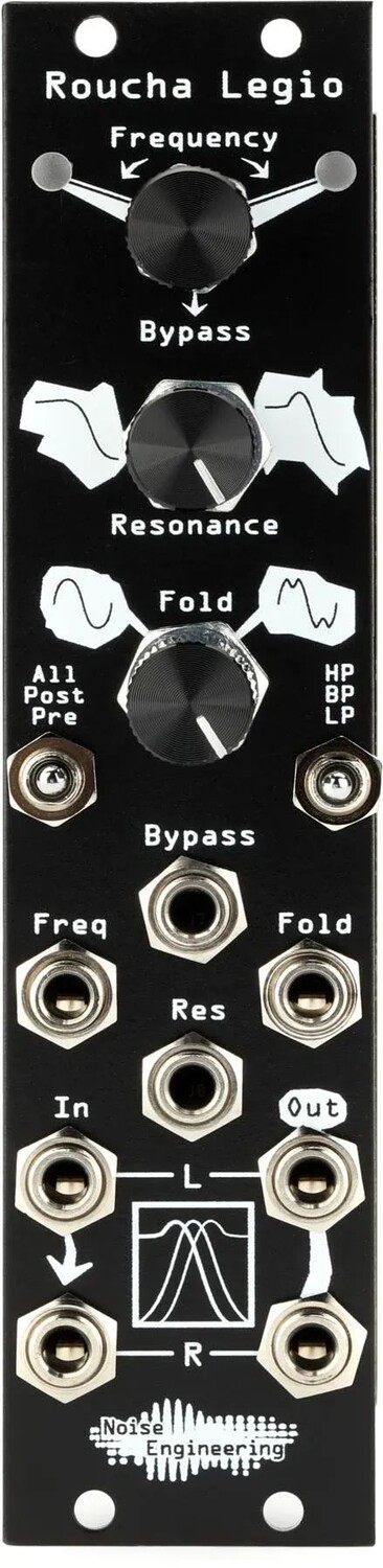 

Шумотехника Roucha Legio Многомодовый фильтр с переменным состоянием Модуль Eurorack