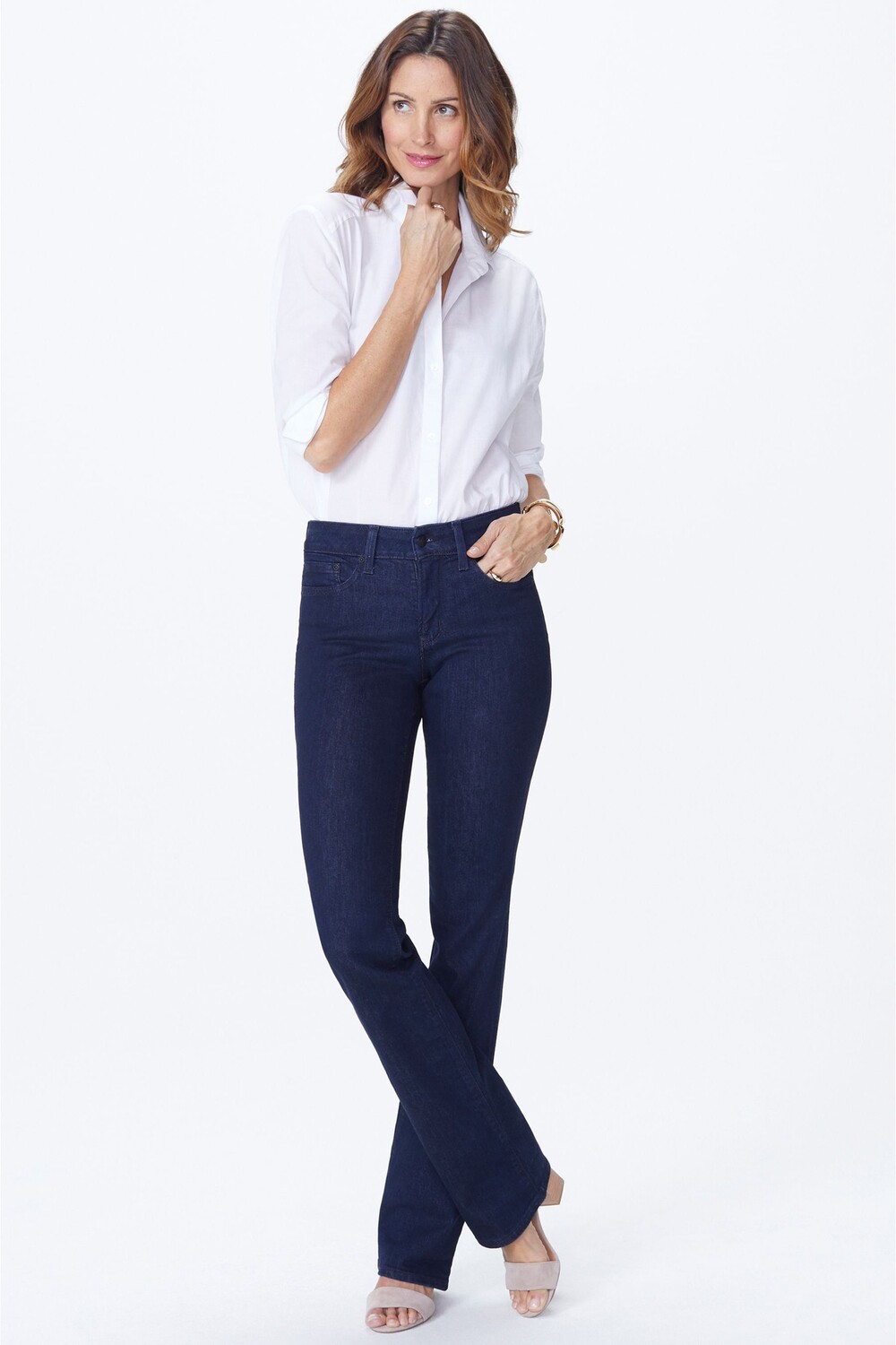 

Темные туфли Blue Barbara o Jeans NYDJ, синий