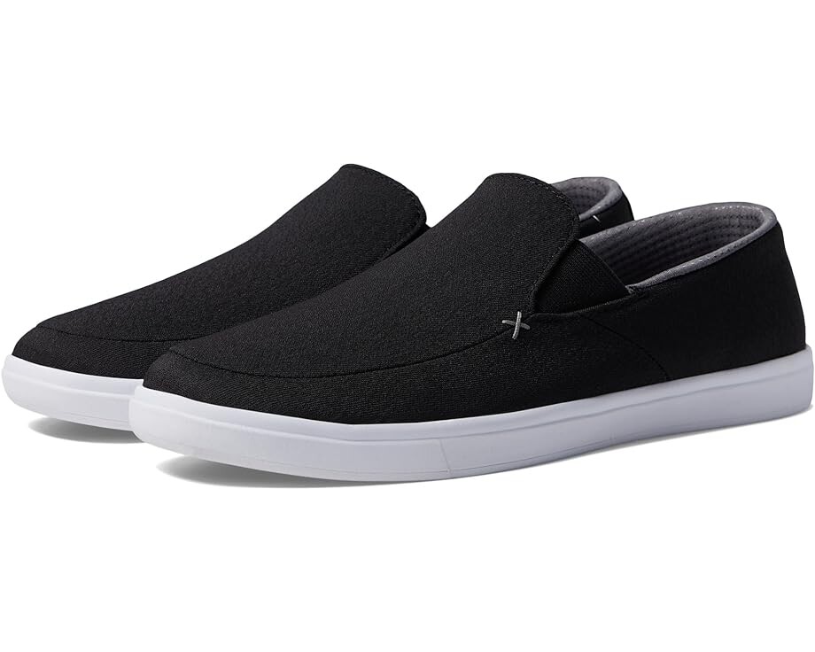 

Кроссовки TravisMathew Phenom Slip-On, цвет Black Woven