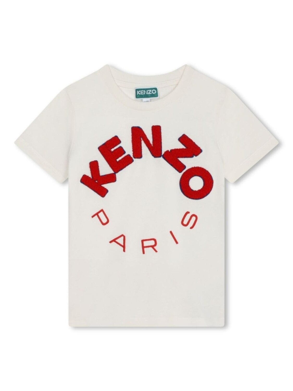 

Kenzo Kids футболка с вышитым логотипом, белый