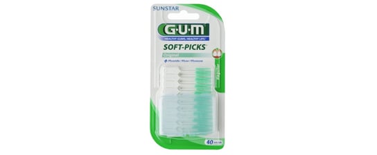 Средства для чистки межзубных промежутков, 40 шт. Sunstar Gum Soft-Picks Original цена и фото