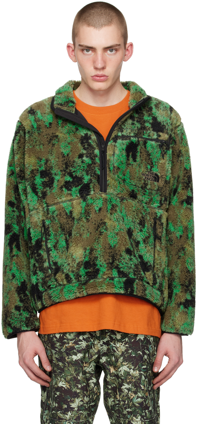 Зеленый свитер с экстремальным ворсом The North Face