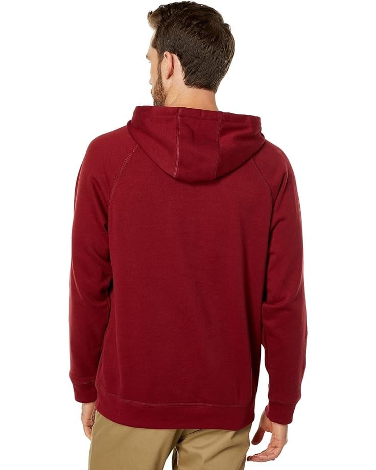 

Худи Nautica Sustainably Crafted Logo Hoodie, цвет Deep Crimson