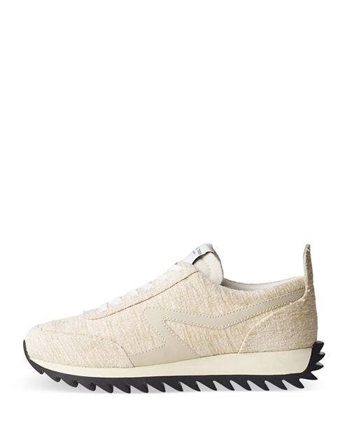 

Женские кроссовки-слипоны из синели в стиле ретро rag & bone, цвет Ivory/Cream