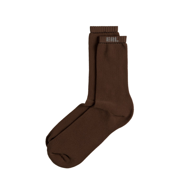 Носки Erl Socks Knit ERL, коричневый