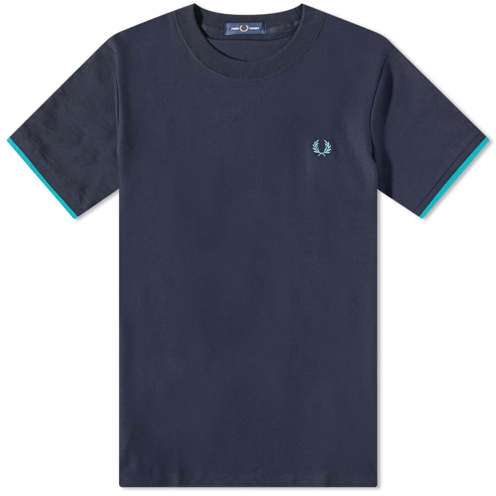 

Футболка из пике с манжетами Fred Perry