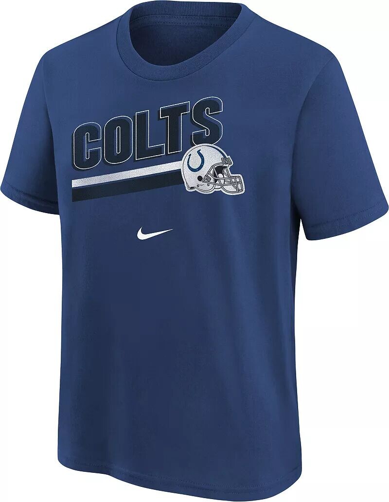 

Синяя футболка Nike Youth Indianapolis Colts Team Helmet