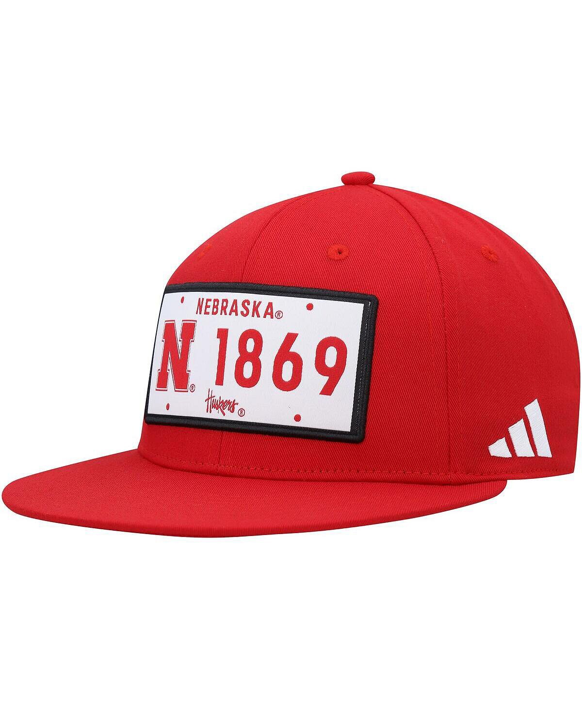 

Мужская кепка Snapback Scarlet Nebraska Huskers adidas