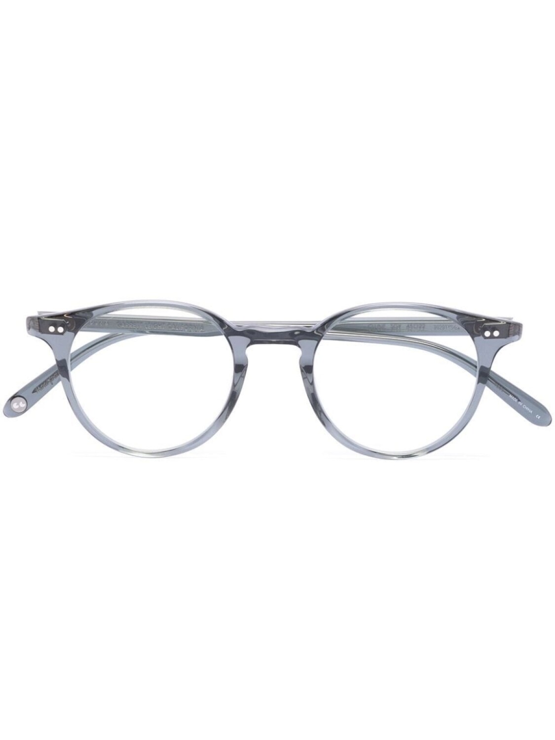 

Garrett Leight очки в круглой оправе, серый