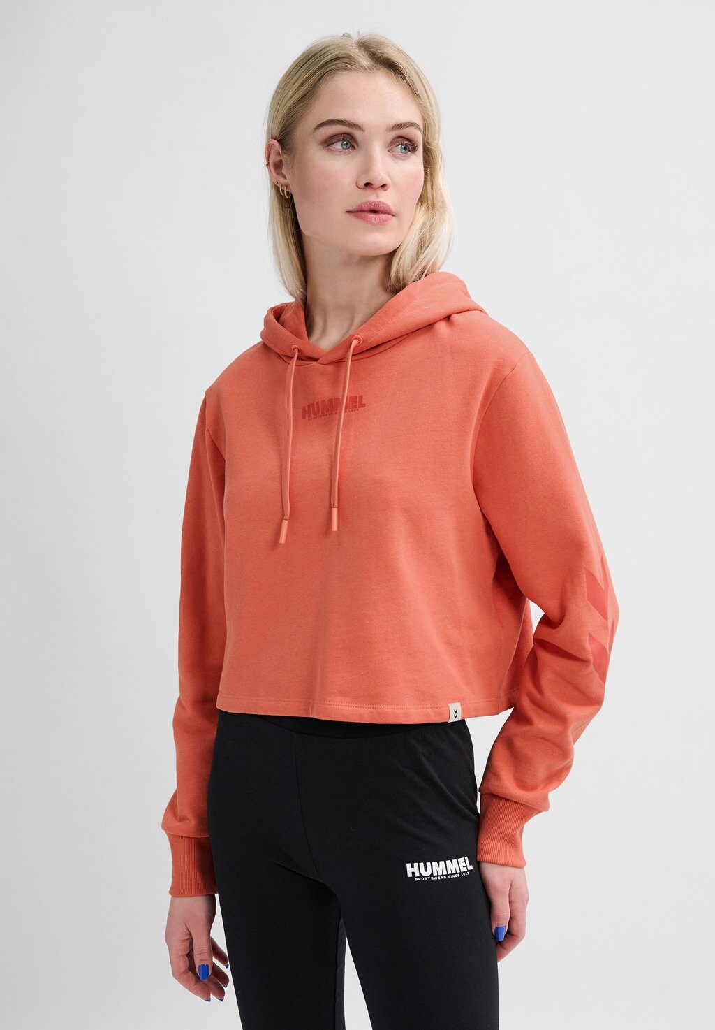 цена Толстовка HMLLEGACY CROPPED Hummel, цвет apricot