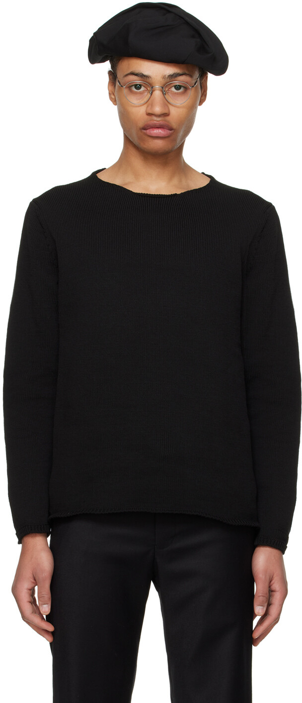

Черный свитер с шлицем на молнии Comme Des Garcons