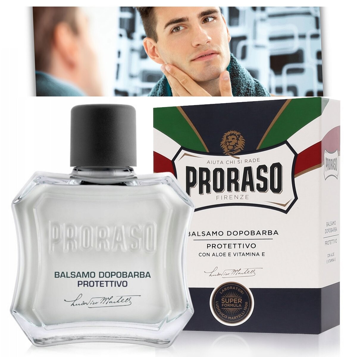 

Proraso Dopobarba - Бальзам после бритья для всех типов кожи с алоэ и витамином Е, 100мл