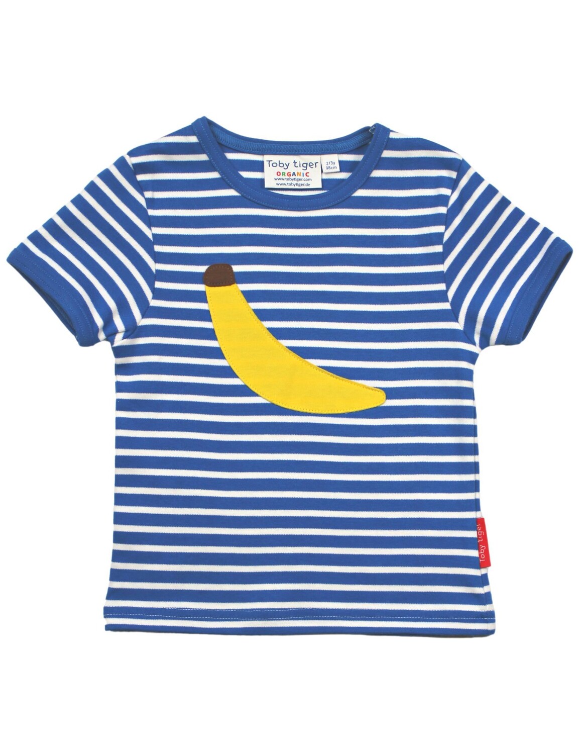 

Футболка Toby Tiger mit Bananen Applikation, синий