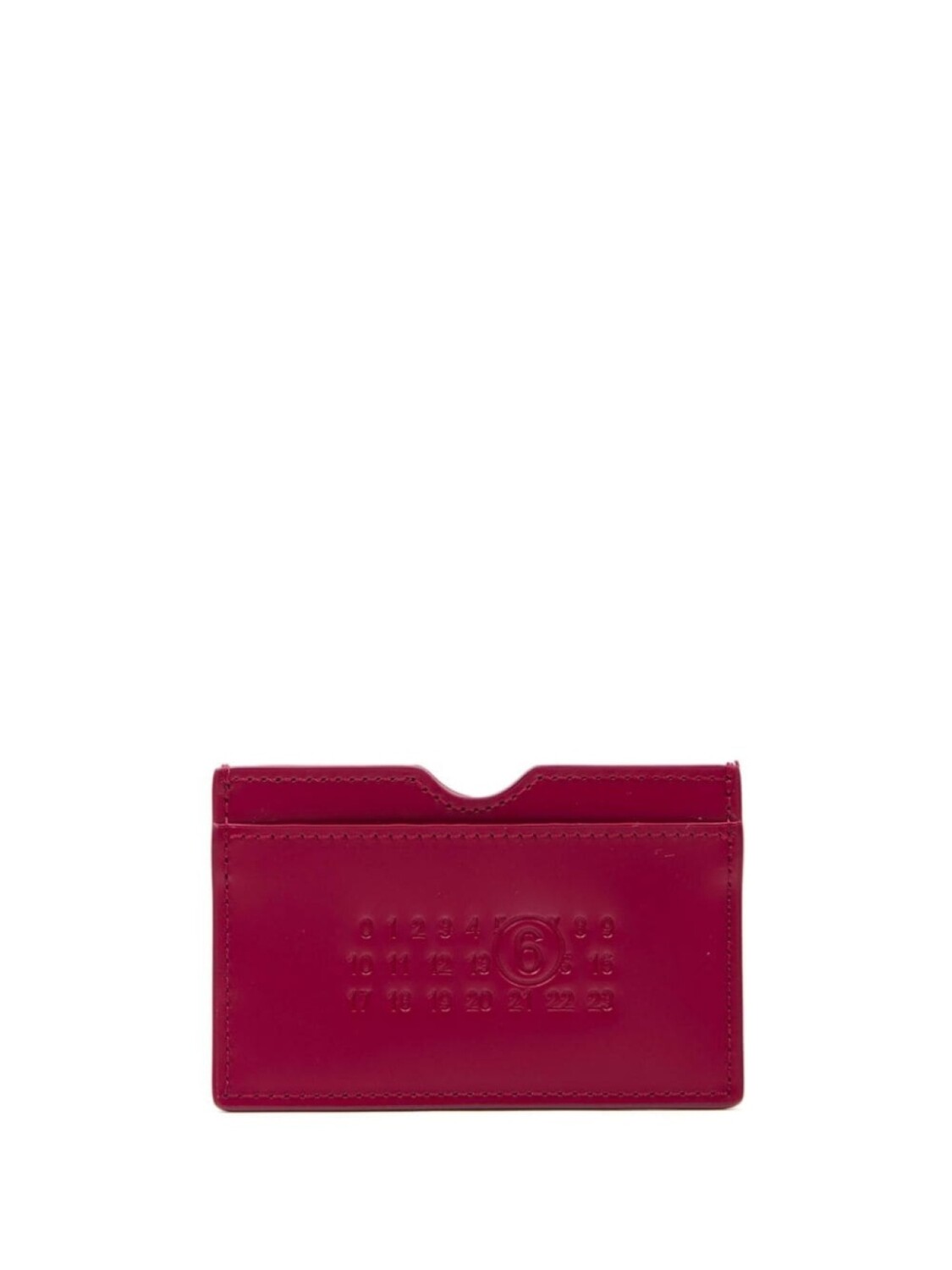 

MM6 Maison Margiela картхолдер Signature, красный