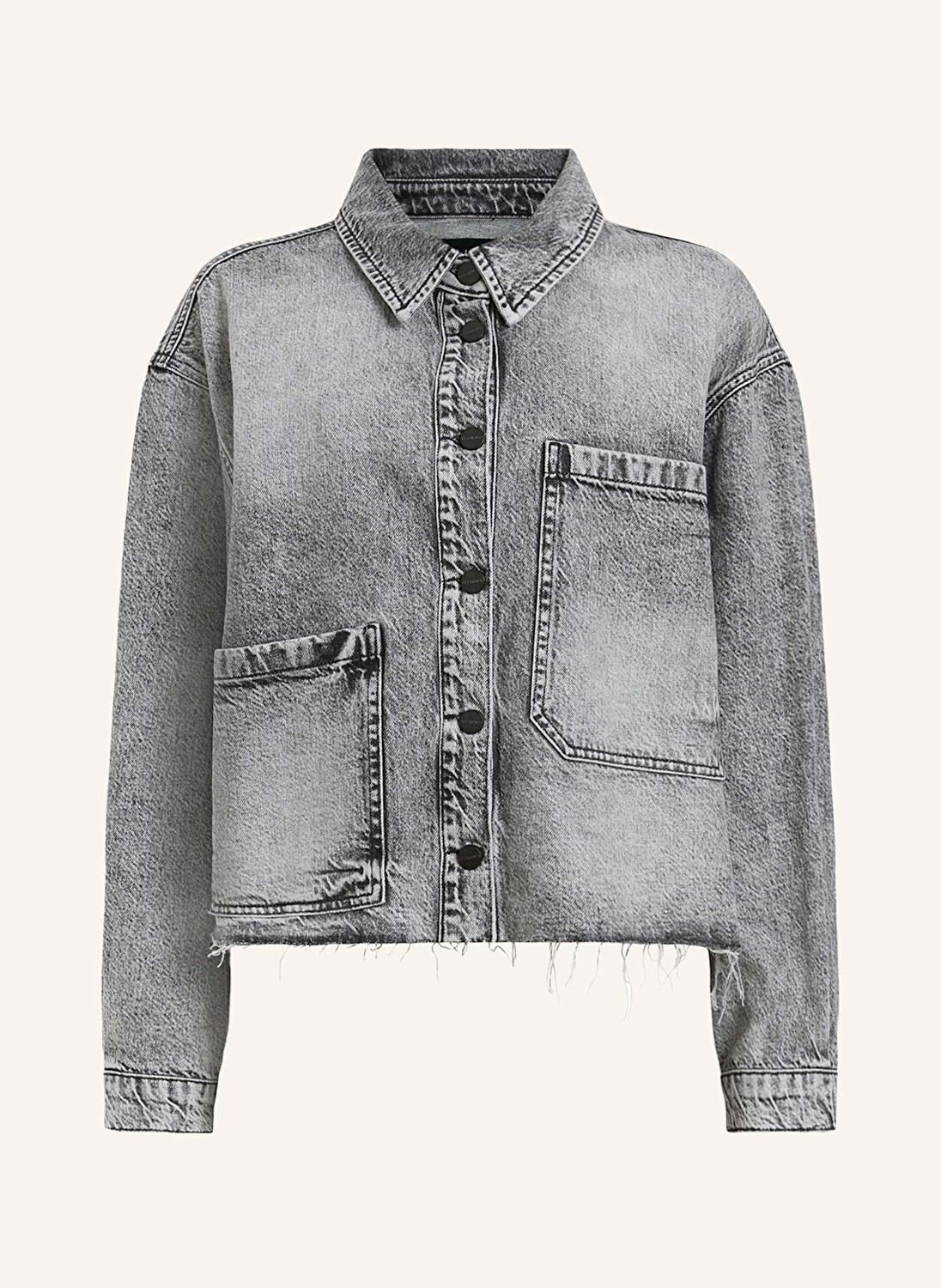 

Ники футболка Allsaints, черный