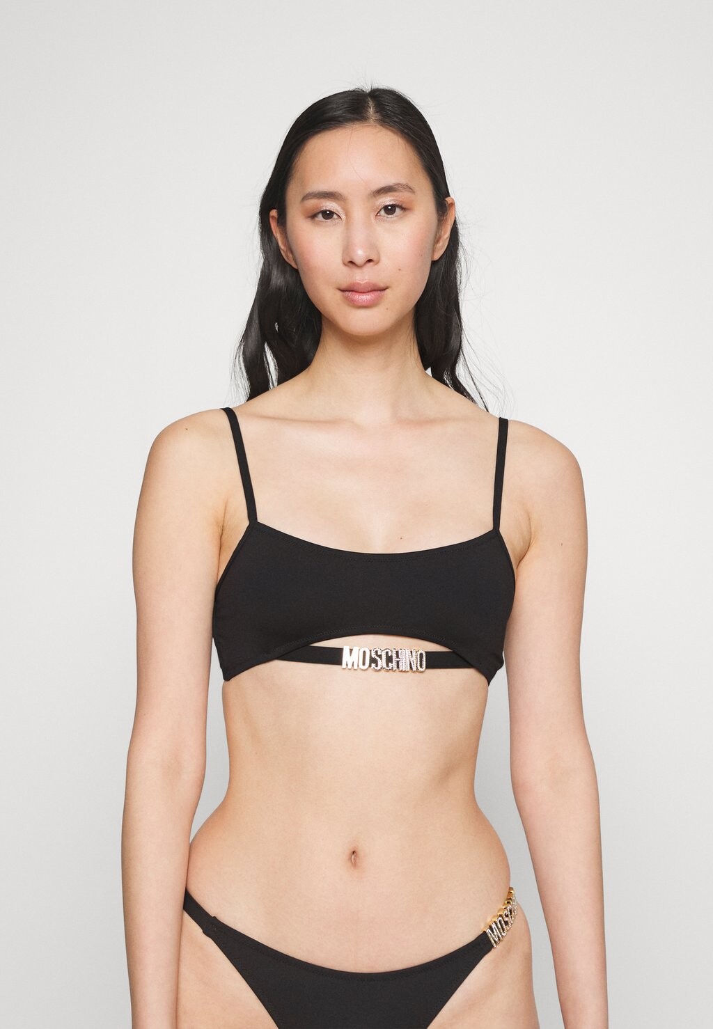 

Верх бикини Moschino, черный