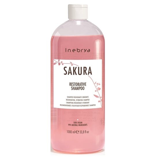 

Укрепляющий шампунь для волос 1000мл Inebrya, Sakura Restorative Shampoo
